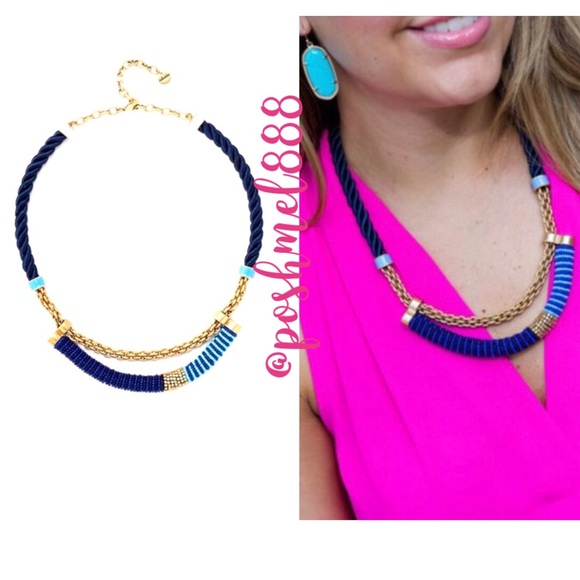 :: Stella & Dot Marine Hand Beaded Necklace - Picture 2 of 11